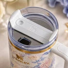 Stanley x LoveShackFancy 40 oz Quencher – Ribbon Rosa Blue Floral Tumbler