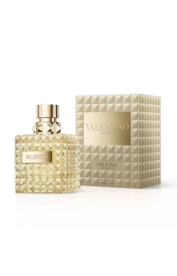 Valentino Uomo Born In Roma The Gold Eau de Toilette Spray 3.4 oz / 100ml for Men